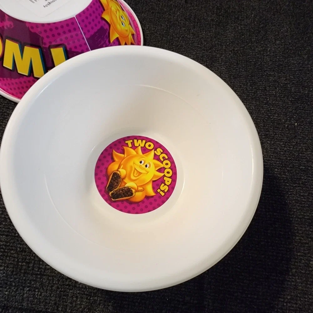 2017 Kellogg's Plastic Cereal Bowls (5) Two‎ Scoops